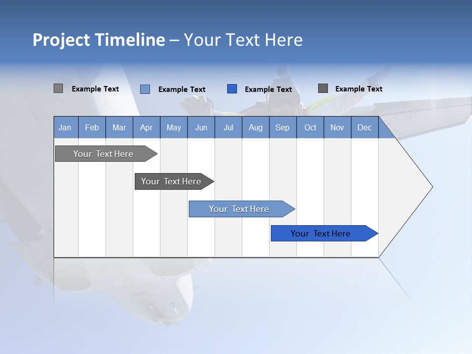 Paratrooper Parachute Air PowerPoint Template
