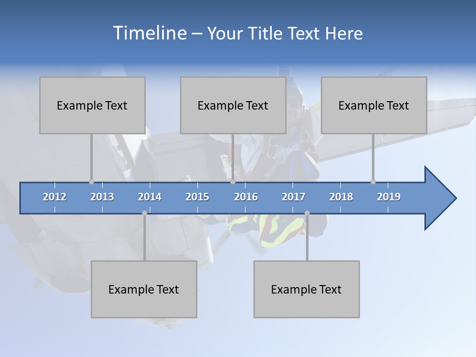 Paratrooper Parachute Air PowerPoint Template