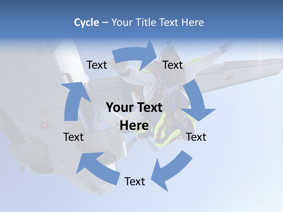 Paratrooper Parachute Air PowerPoint Template