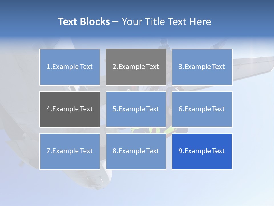 Paratrooper Parachute Air PowerPoint Template