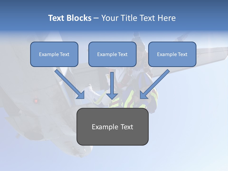 Paratrooper Parachute Air PowerPoint Template