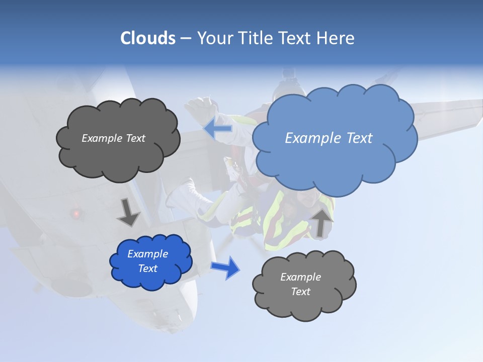 Paratrooper Parachute Air PowerPoint Template