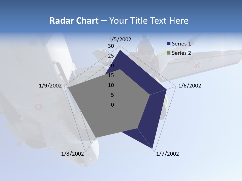 Paratrooper Parachute Air PowerPoint Template