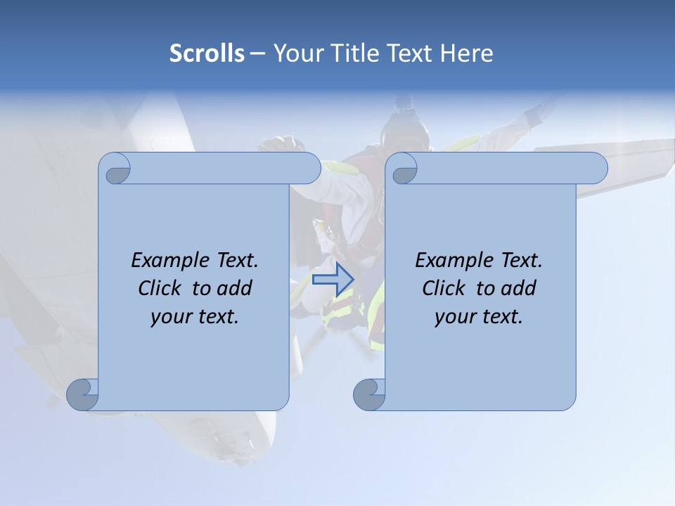 Paratrooper Parachute Air PowerPoint Template