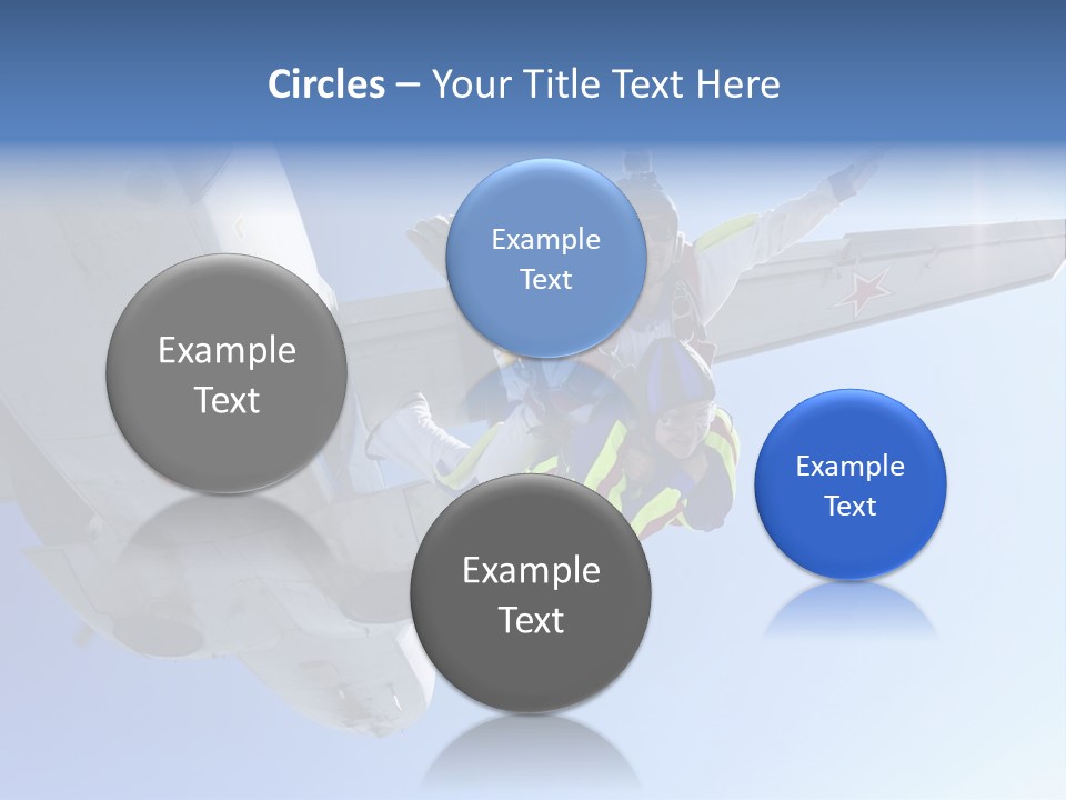 Paratrooper Parachute Air PowerPoint Template