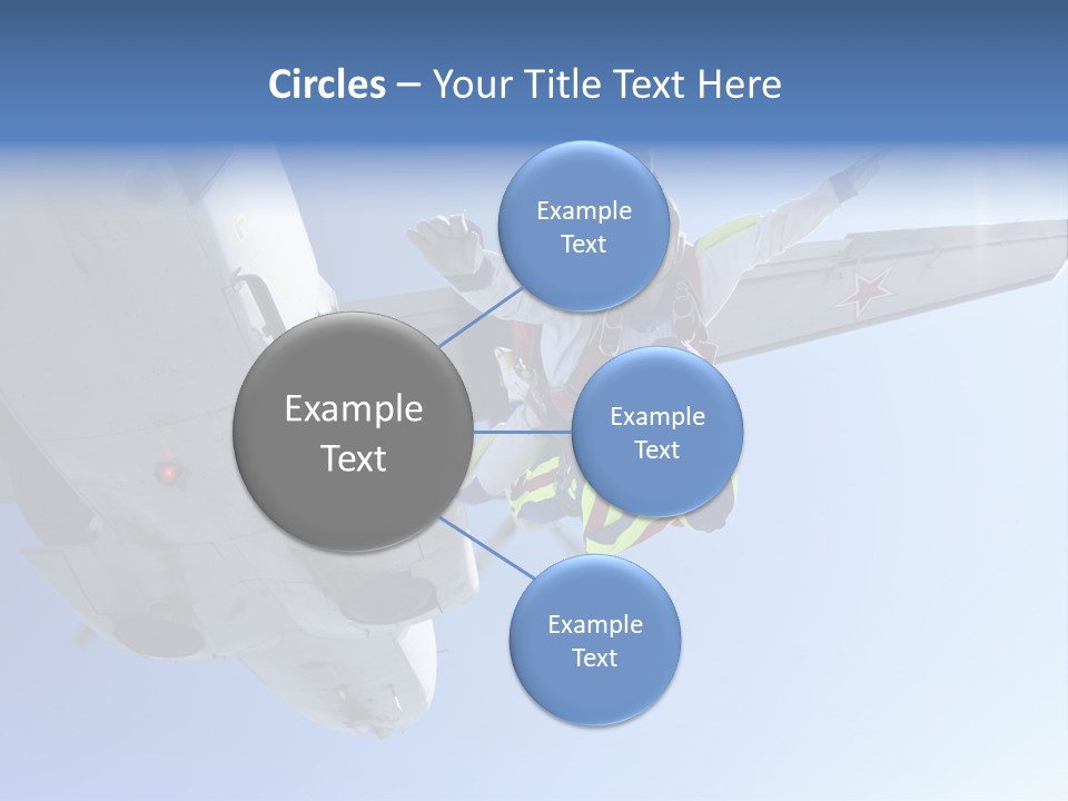 Paratrooper Parachute Air PowerPoint Template