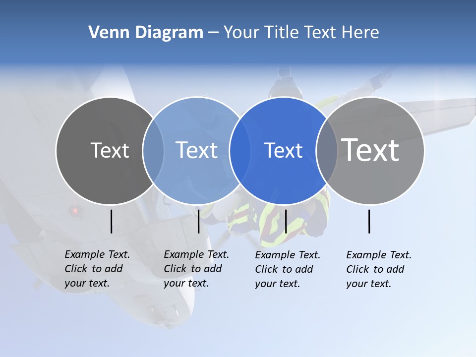 Paratrooper Parachute Air PowerPoint Template
