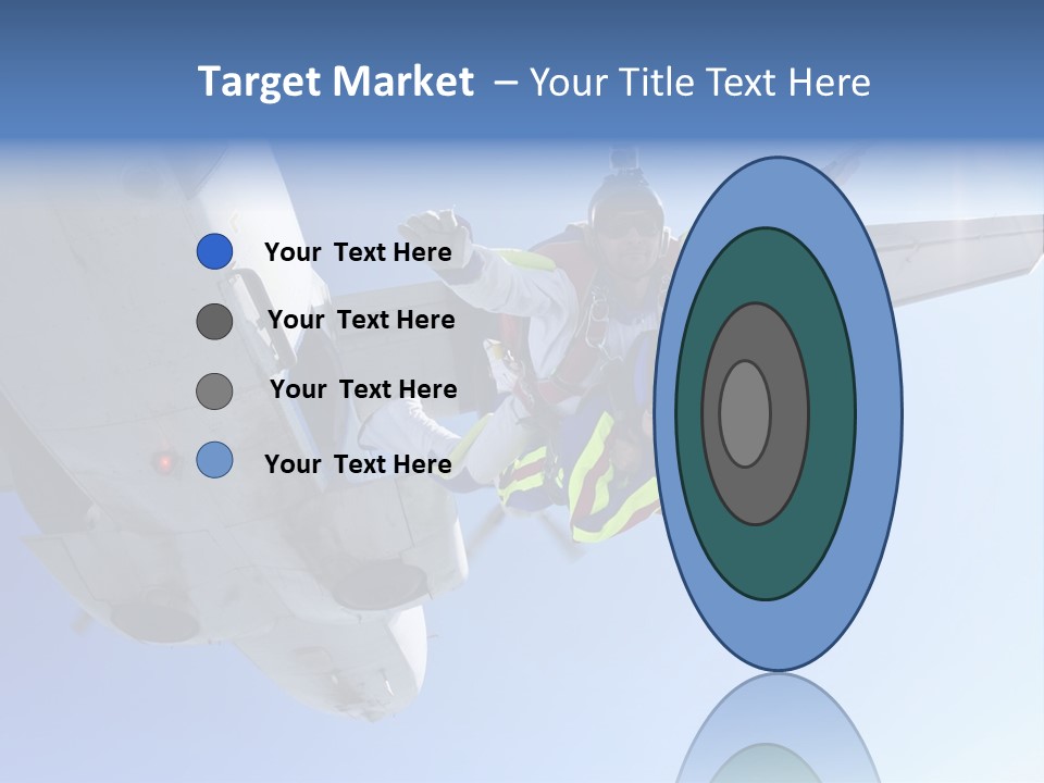 Paratrooper Parachute Air PowerPoint Template