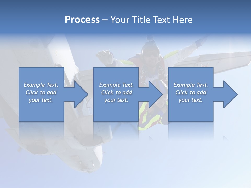 Paratrooper Parachute Air PowerPoint Template