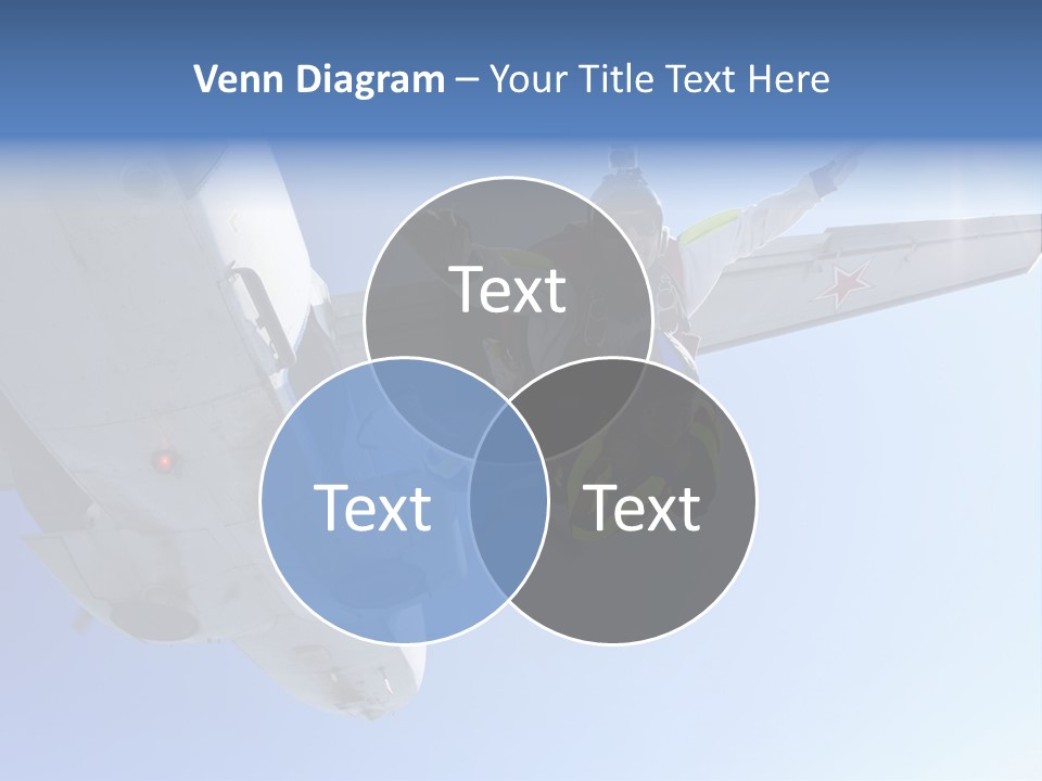 Paratrooper Parachute Air PowerPoint Template