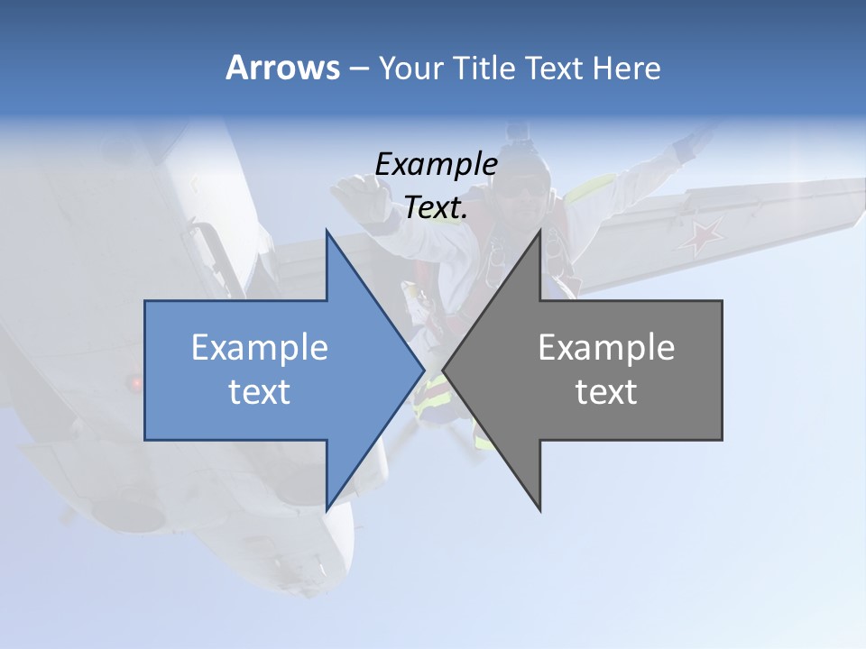 Paratrooper Parachute Air PowerPoint Template