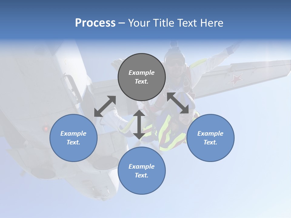 Paratrooper Parachute Air PowerPoint Template