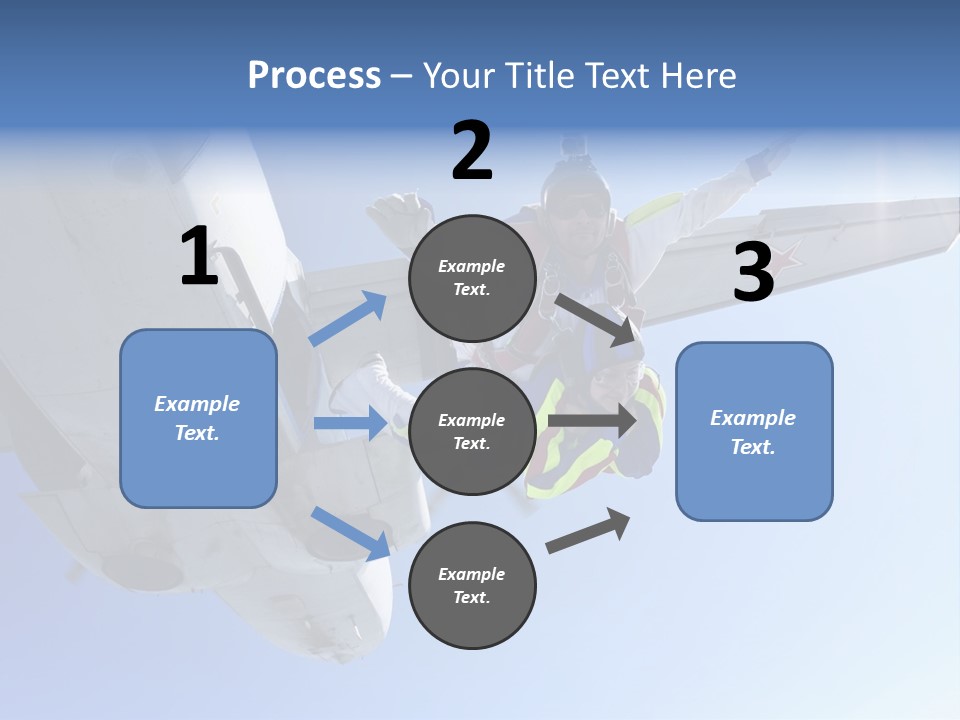 Paratrooper Parachute Air PowerPoint Template