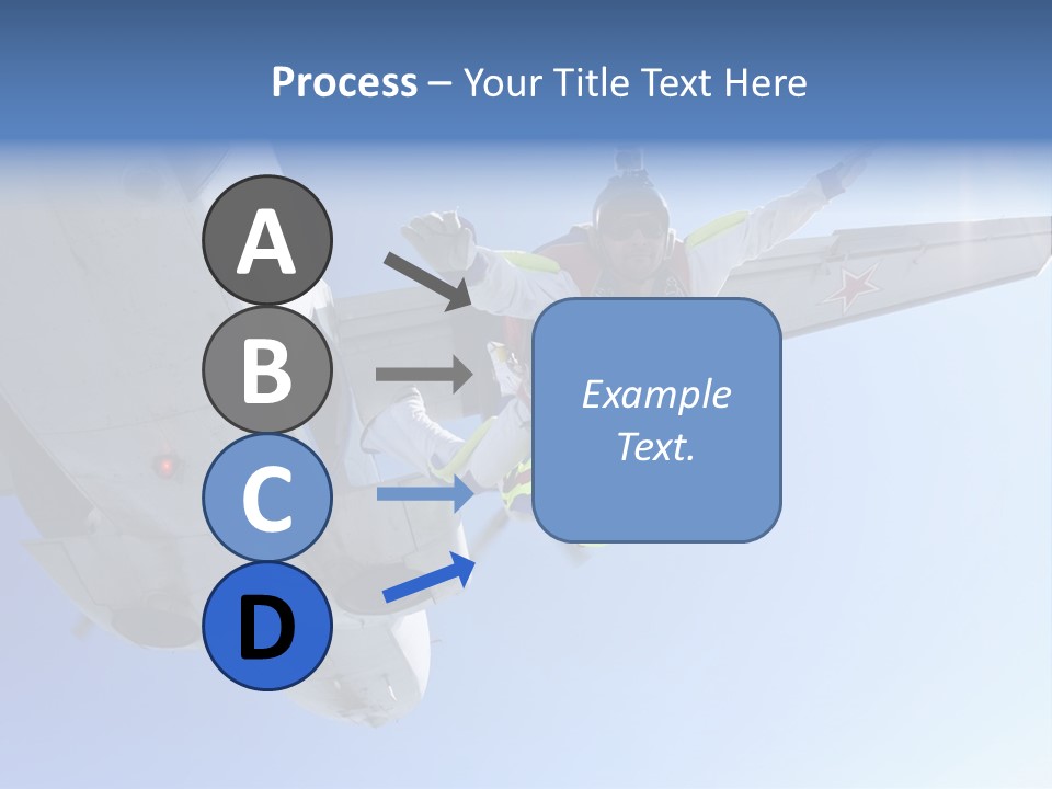 Paratrooper Parachute Air PowerPoint Template