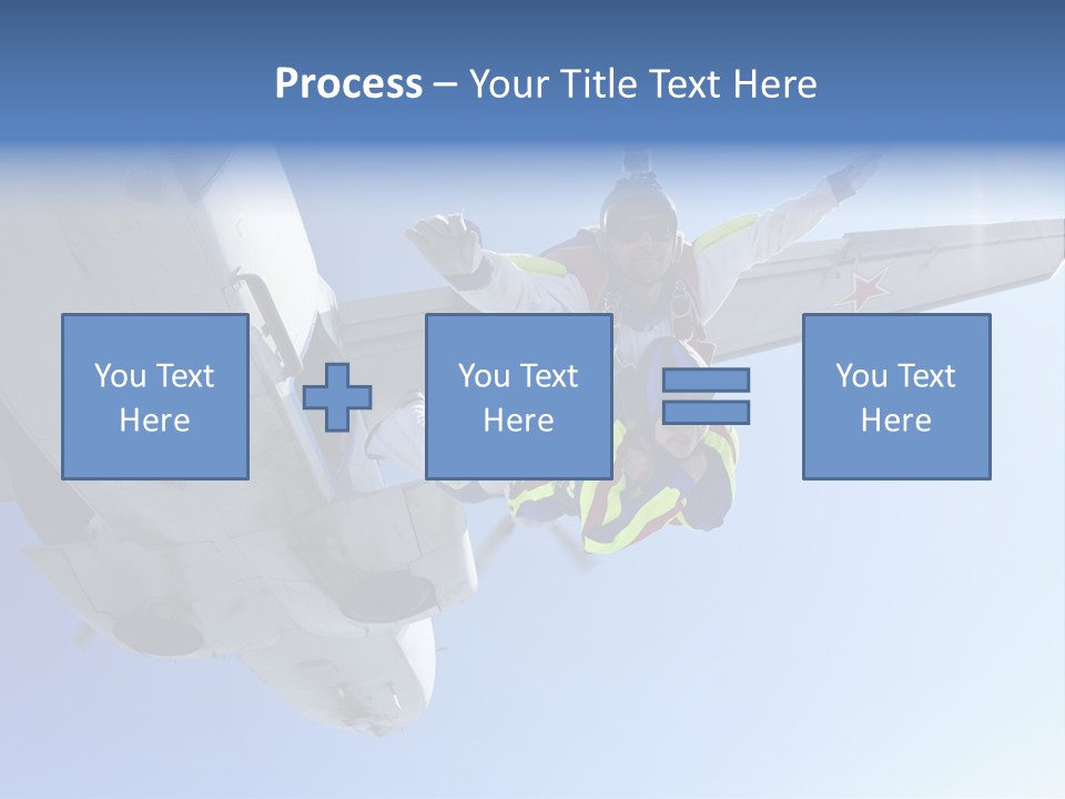 Paratrooper Parachute Air PowerPoint Template