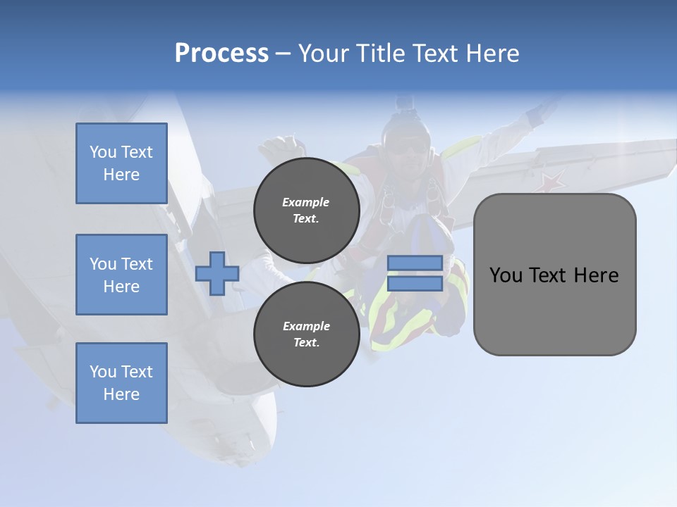Paratrooper Parachute Air PowerPoint Template