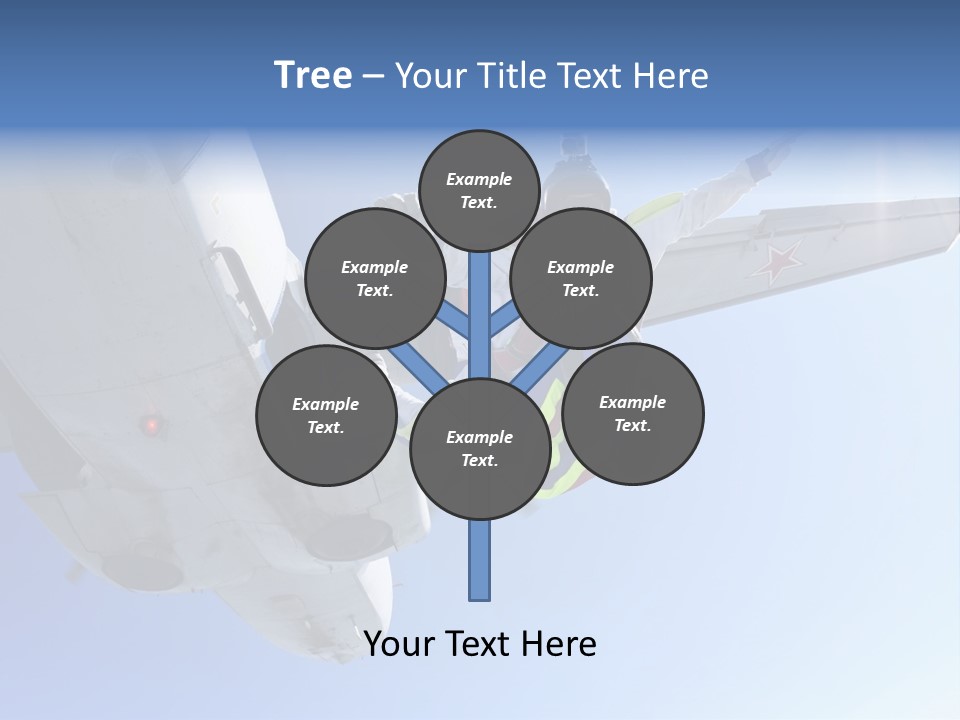 Paratrooper Parachute Air PowerPoint Template