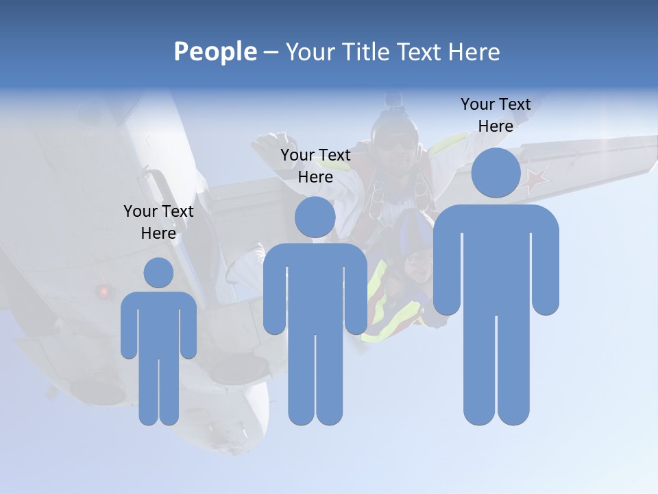 Paratrooper Parachute Air PowerPoint Template