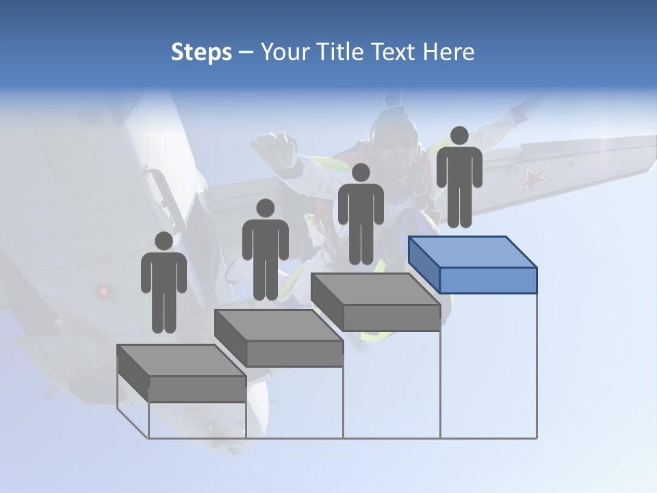 Paratrooper Parachute Air PowerPoint Template