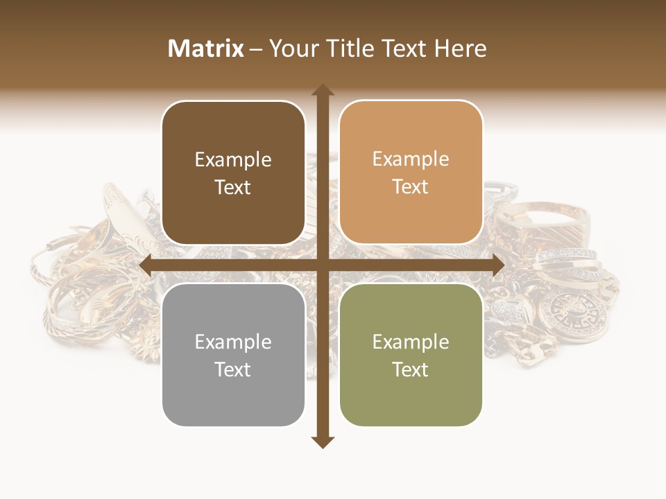 Closeup Golden Stone PowerPoint Template