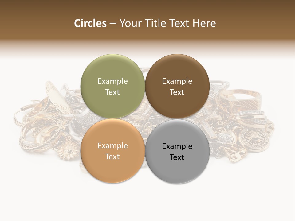 Closeup Golden Stone PowerPoint Template