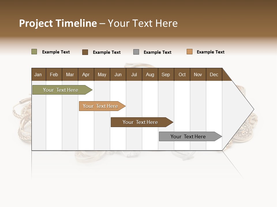 Closeup Golden Stone PowerPoint Template