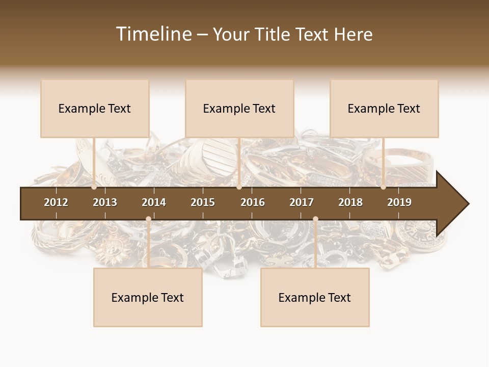 Closeup Golden Stone PowerPoint Template