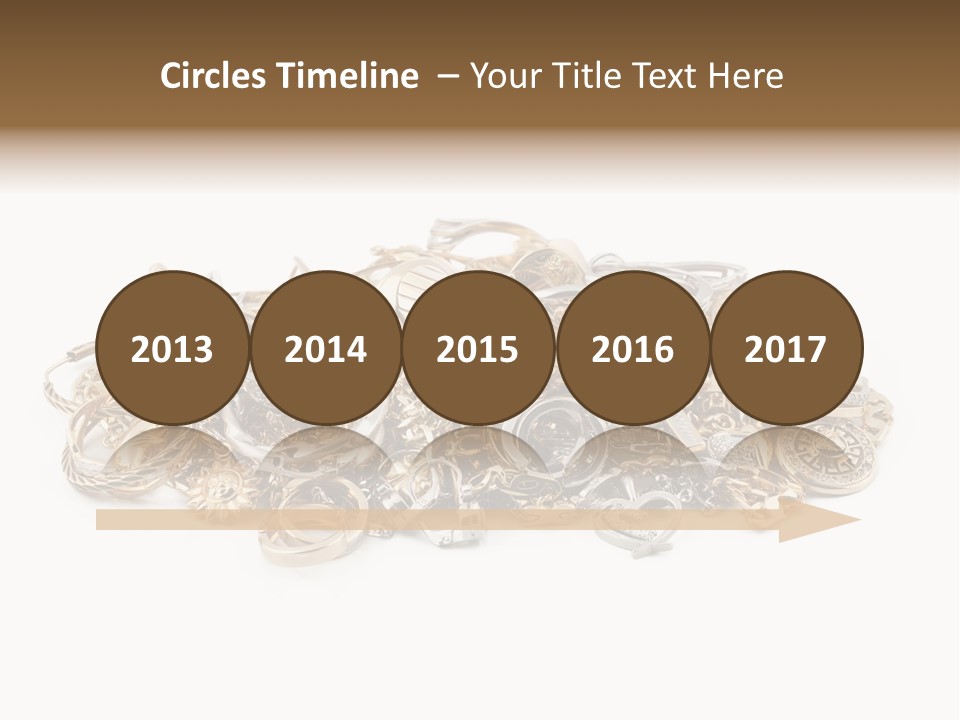 Closeup Golden Stone PowerPoint Template