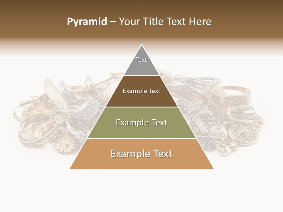 Closeup Golden Stone PowerPoint Template