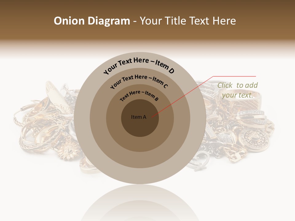 Closeup Golden Stone PowerPoint Template