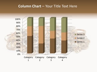 Closeup Golden Stone PowerPoint Template