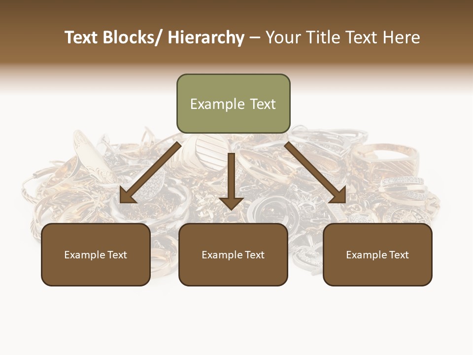 Closeup Golden Stone PowerPoint Template