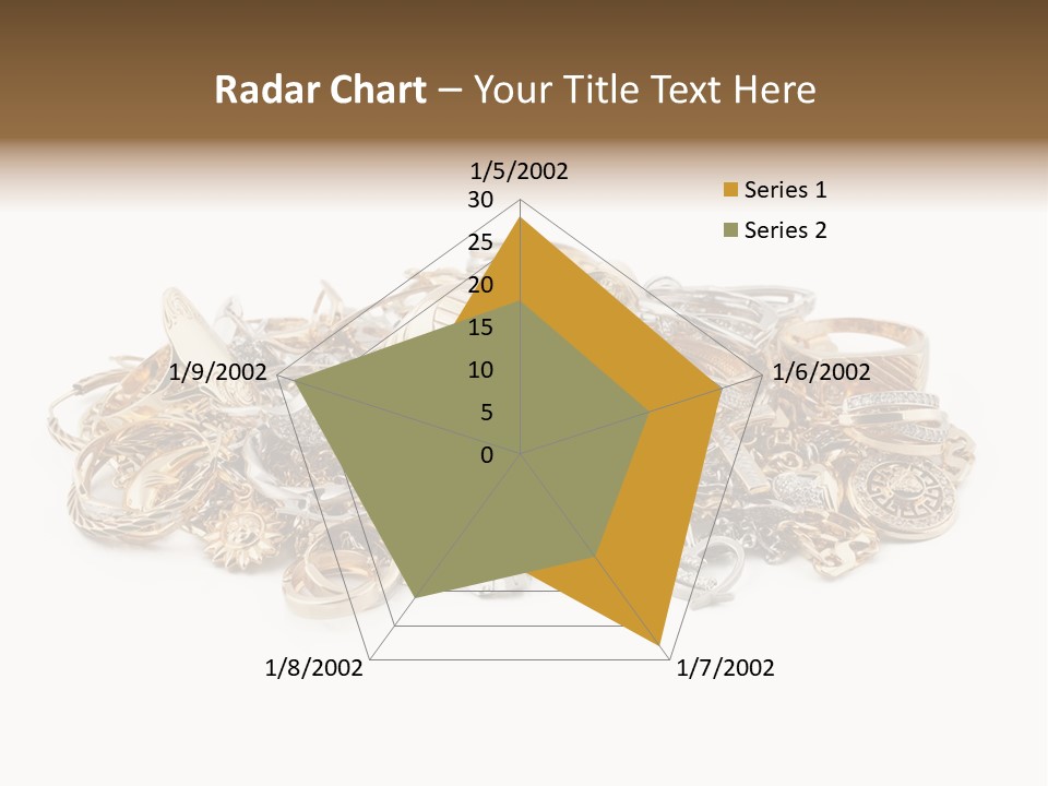 Closeup Golden Stone PowerPoint Template