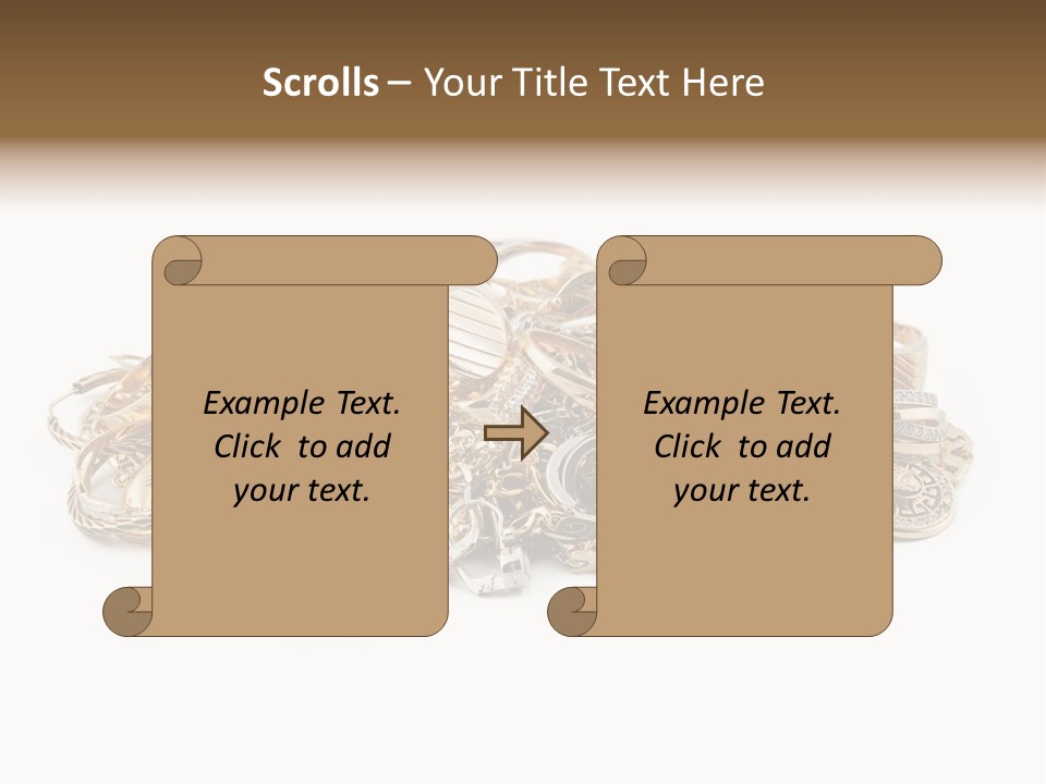 Closeup Golden Stone PowerPoint Template