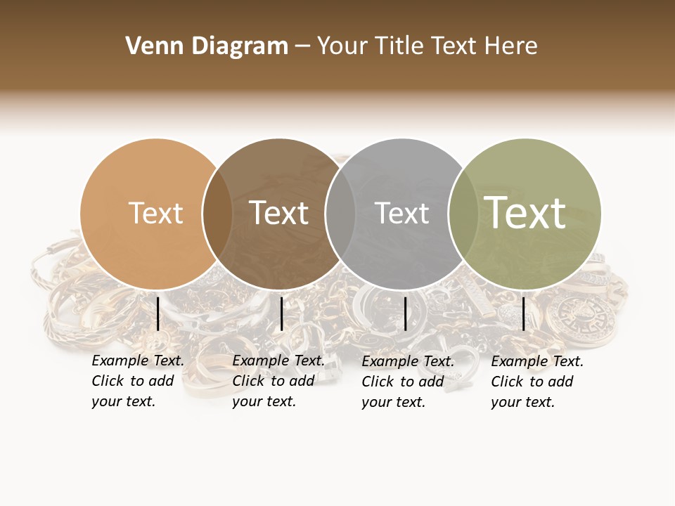 Closeup Golden Stone PowerPoint Template