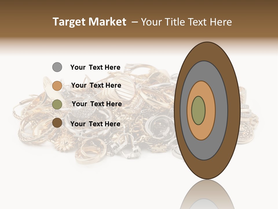 Closeup Golden Stone PowerPoint Template