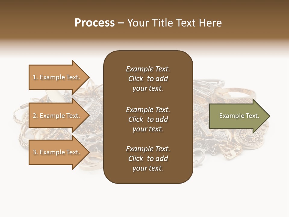 Closeup Golden Stone PowerPoint Template