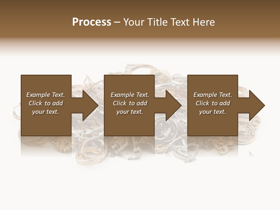 Closeup Golden Stone PowerPoint Template