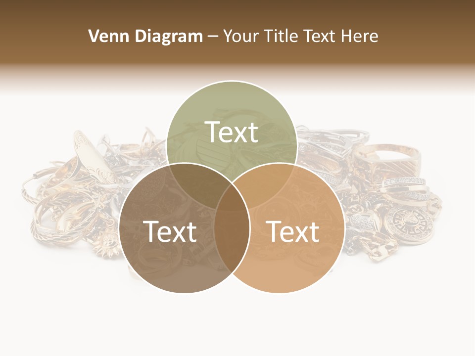 Closeup Golden Stone PowerPoint Template