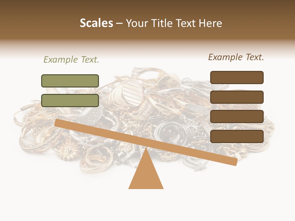 Closeup Golden Stone PowerPoint Template