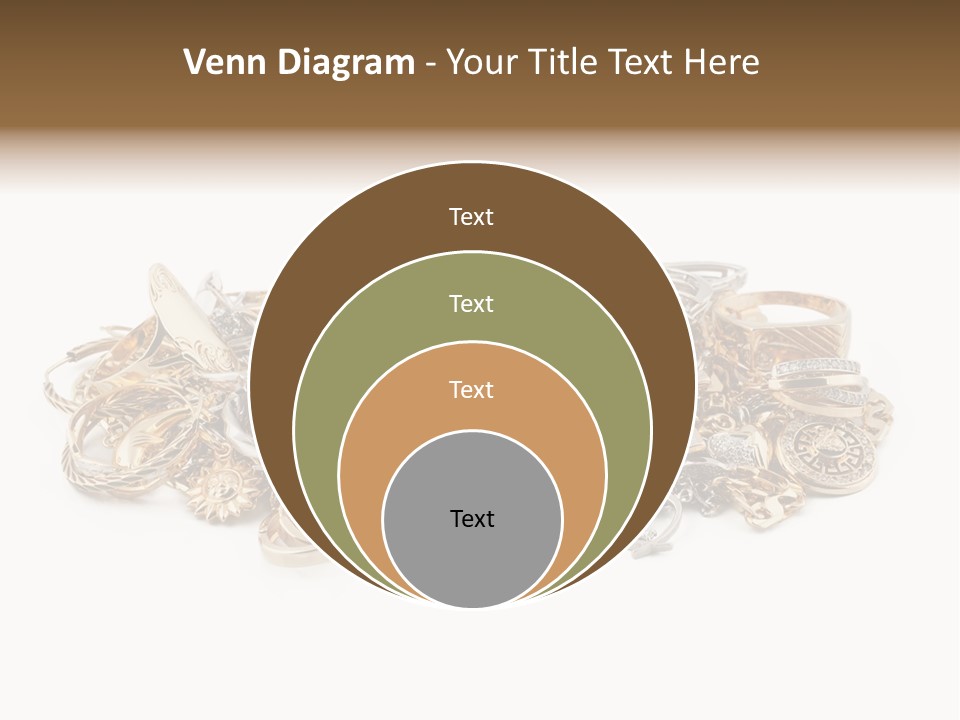 Closeup Golden Stone PowerPoint Template