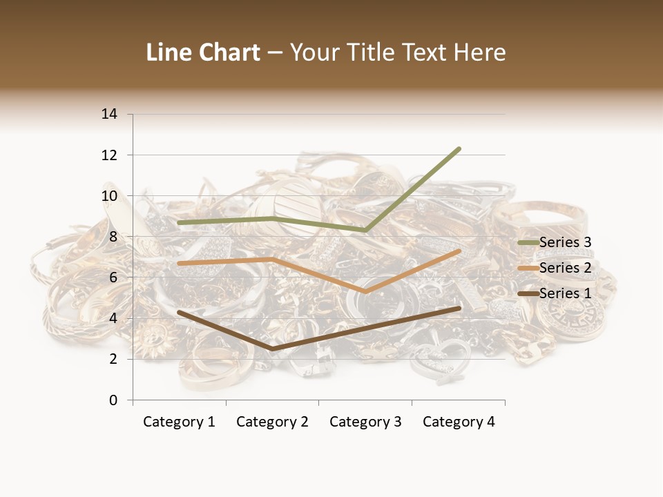 Closeup Golden Stone PowerPoint Template