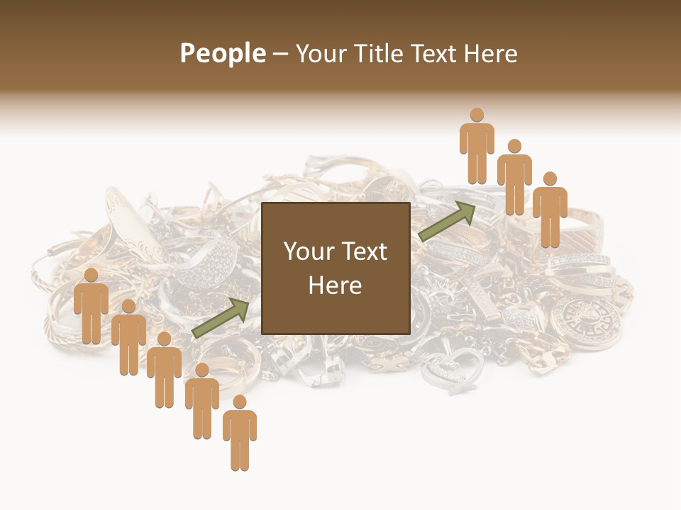 Closeup Golden Stone PowerPoint Template