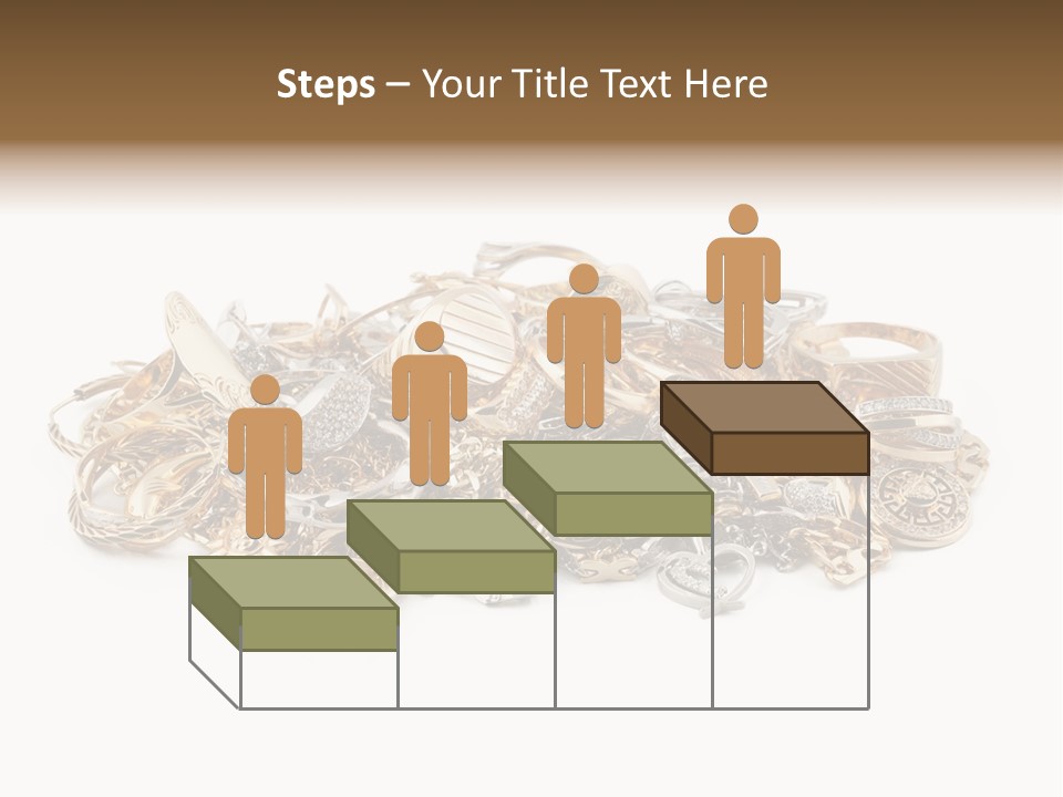 Closeup Golden Stone PowerPoint Template