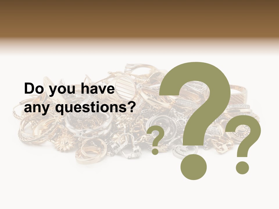 Closeup Golden Stone PowerPoint Template