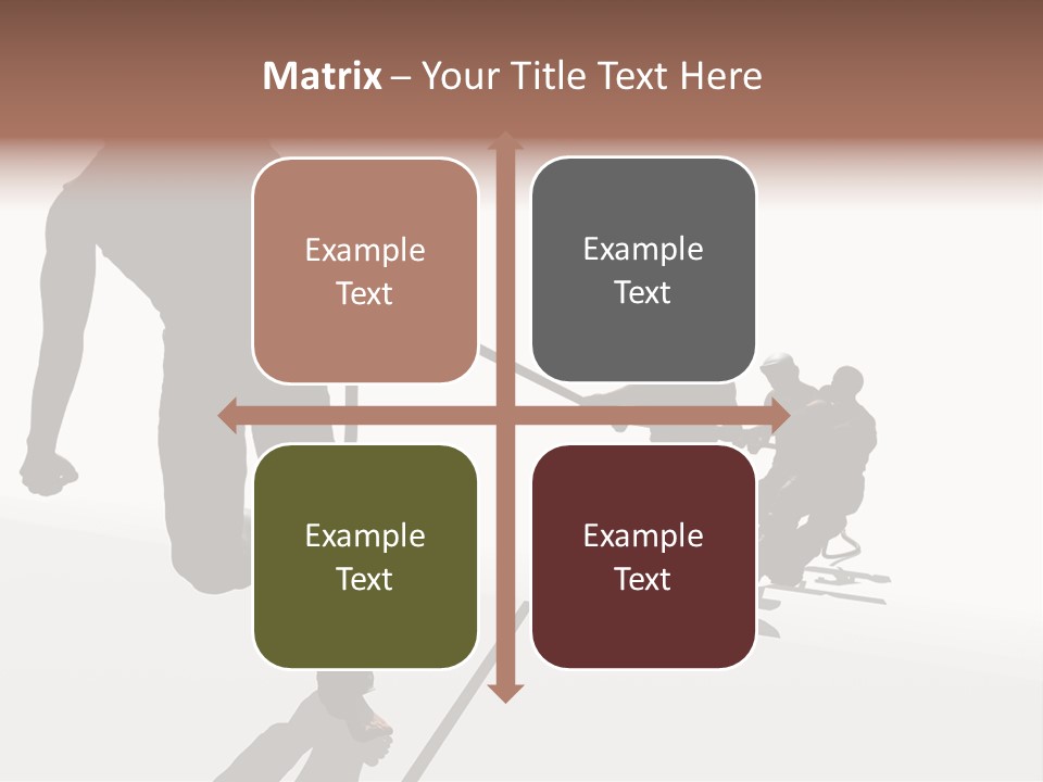 A Group Of People Riding Skis On Top Of A Snow Covered Ground PowerPoint Template