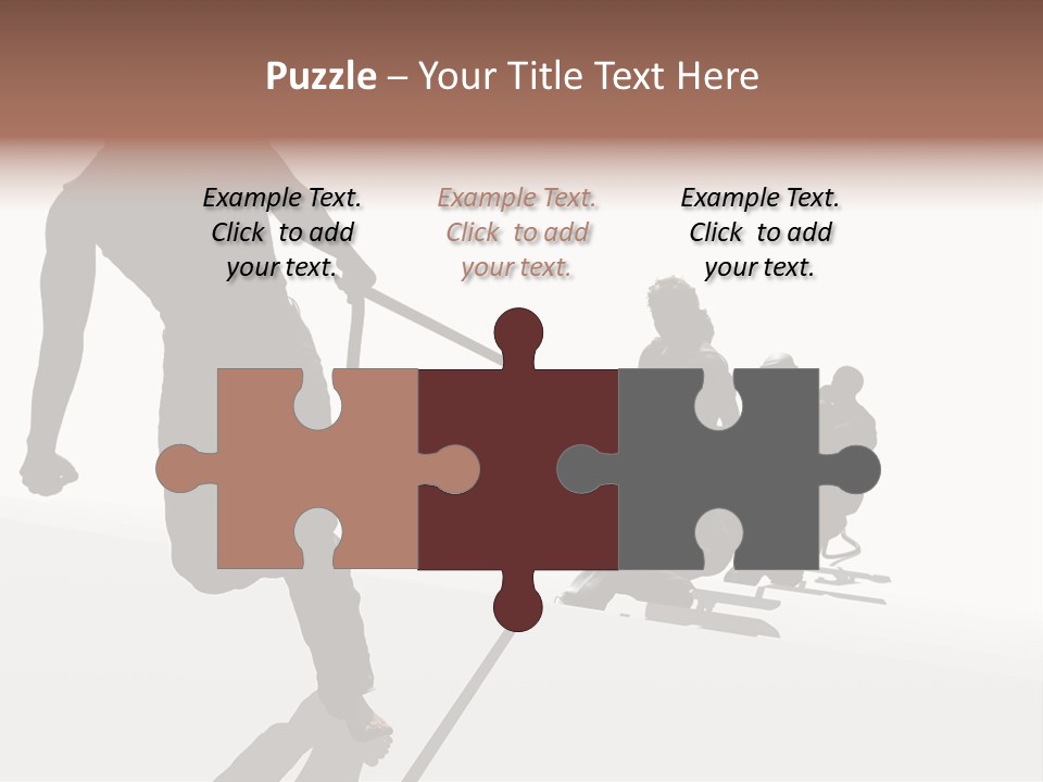 A Group Of People Riding Skis On Top Of A Snow Covered Ground PowerPoint Template