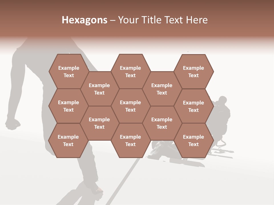 A Group Of People Riding Skis On Top Of A Snow Covered Ground PowerPoint Template