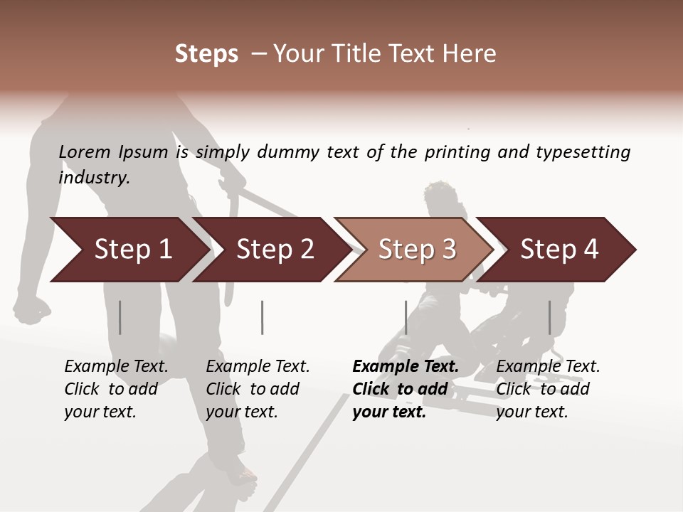 A Group Of People Riding Skis On Top Of A Snow Covered Ground PowerPoint Template