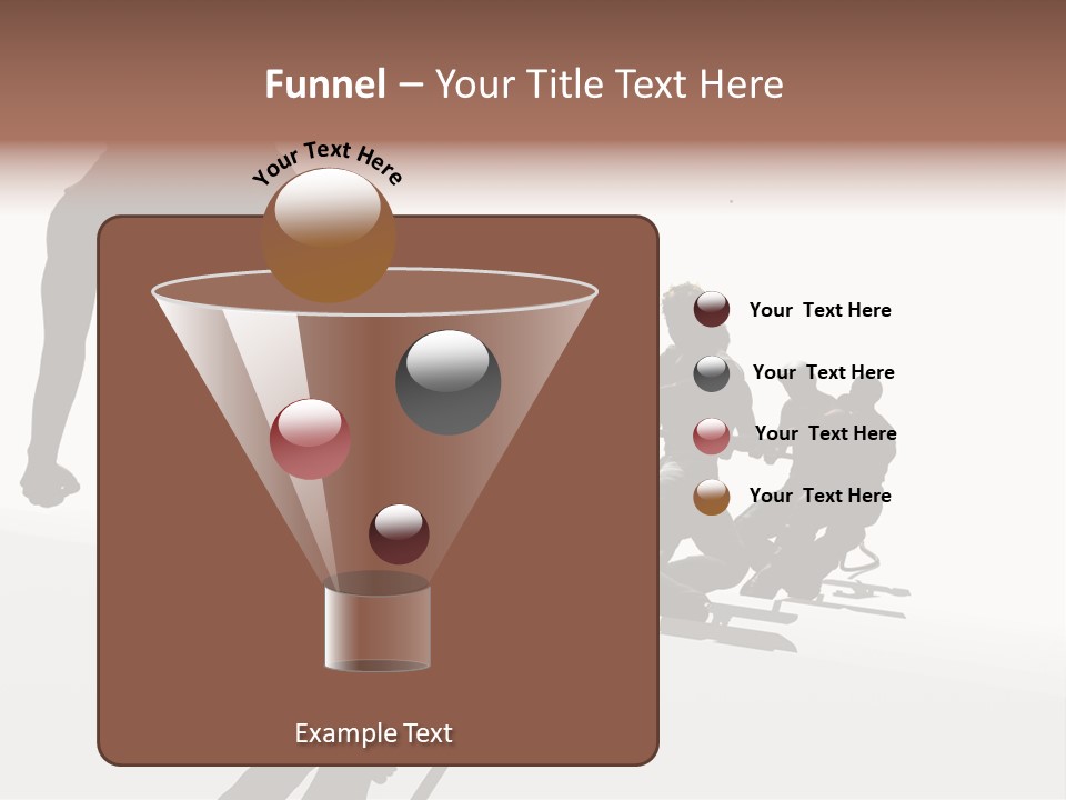 A Group Of People Riding Skis On Top Of A Snow Covered Ground PowerPoint Template